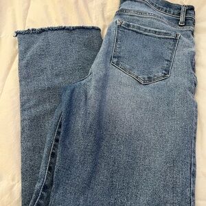 kensie jeans raw hem